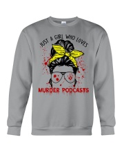 JUST A GIRL WHO LOVES MURDER PODCASTS Crewneck Sweatshirt tile