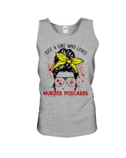 JUST A GIRL WHO LOVES MURDER PODCASTS Unisex Tank tile