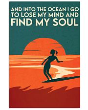 AND INTO THE OCEAN I GO TO LOSE MY MIND 11x17 Poster front