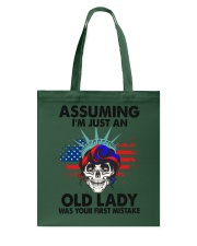 ASSUMING I'M JUST AN OLD LADY Tote Bag tile