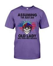 ASSUMING I'M JUST AN OLD LADY Premium Fit Mens Tee tile