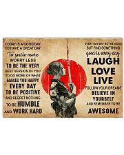 TODAY IS A GOOD DAY 17x11 Poster front