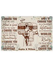CAMPING - I CHOOSE YOU - CUSTOM NAME 17x11 Poster front