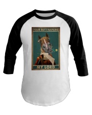 YOUR BUTT NAPKIN MY LORD Baseball Tee tile