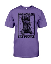 SAVE ANIMALS EAT PEOPLE Premium Fit Mens Tee tile