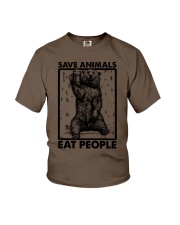 SAVE ANIMALS EAT PEOPLE Youth T-Shirt tile