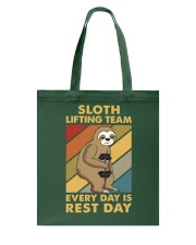 SLOTH LIFTING TEAM Tote Bag tile