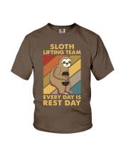 SLOTH LIFTING TEAM Youth T-Shirt tile