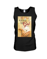 BE STILL AND KNOW THAT I AM GOD Unisex Tank tile