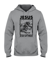 JESUS IN MY LIFT TICKET Hooded Sweatshirt tile