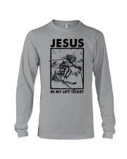 JESUS IN MY LIFT TICKET Long Sleeve Tee tile