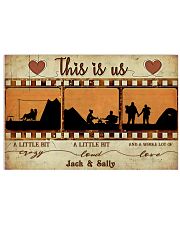 CAMPING - THIS IS US - CUSTOM NAME 17x11 Poster front