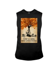 JUST A GIRL WHO LOVES BOOKS Sleeveless Tee tile