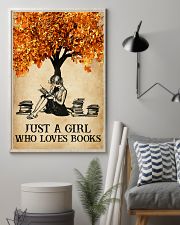 JUST A GIRL WHO LOVES BOOKS 11x17 Poster lifestyle-poster-1
