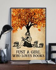 JUST A GIRL WHO LOVES BOOKS 11x17 Poster lifestyle-poster-2