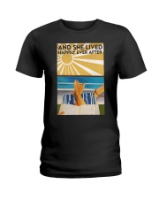 AND SHE LIVED HAPPILY EVER AFTER Ladies T-Shirt tile