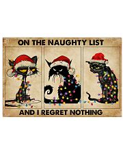 ON THE NAUGHTY LIST 17x11 Poster front