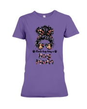 DOG MOM Premium Fit Ladies Tee tile