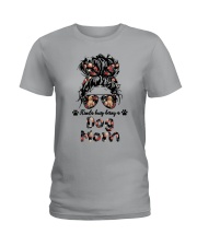 DOG MOM Ladies T-Shirt tile