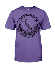 INTO THE OCEAN I GO TO LOSE MY MIND AND FIND MY Premium Fit Mens Tee tile
