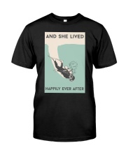 AND SHE LIVED HAPPILY EVER AFTER Premium Fit Mens Tee tile