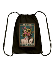 BE KIND TO YOUR MIND Drawstring Bag tile