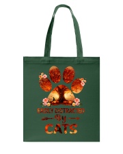 EASILY DISTRACTED BY CATS Tote Bag tile