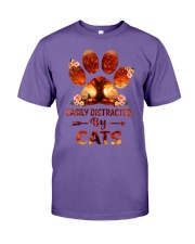 EASILY DISTRACTED BY CATS Premium Fit Mens Tee tile