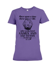ONCE UPON A TIME THERE WAS A GIRL Premium Fit Ladies Tee tile