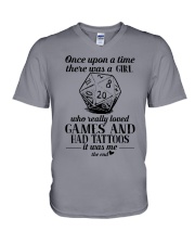 ONCE UPON A TIME THERE WAS A GIRL V-Neck T-Shirt tile