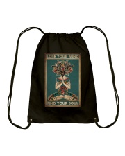 LOSE YOUR MIND FIND YOUR SOUL Drawstring Bag tile