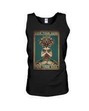 LOSE YOUR MIND FIND YOUR SOUL Unisex Tank tile