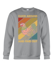 CLUCK AROUND AND FIND OUT Crewneck Sweatshirt tile
