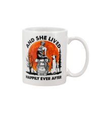 AND SHE LIVED HAPPILY EVER AFTER Mug tile