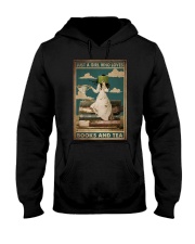 JUST A GIRL WHO LOVES BOOKS AND TEA Hooded Sweatshirt tile