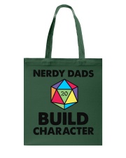 NERDY DADS BUILD CHARACTER Tote Bag tile
