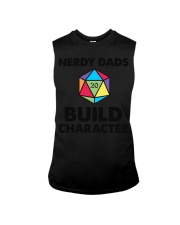 NERDY DADS BUILD CHARACTER Sleeveless Tee tile