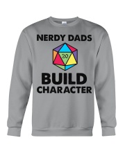 NERDY DADS BUILD CHARACTER Crewneck Sweatshirt tile