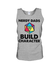 NERDY DADS BUILD CHARACTER Unisex Tank tile
