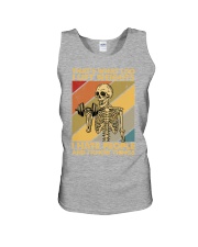 THAT'S WHAT I DO I LIFT WEIGHTS I HATE PEOPLE Unisex Tank tile