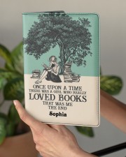 ONCE UPON A TIME - CUSTOM NAME Medium - Leather Notebook aos-medium-leather-notebook-lifestyle-front-03
