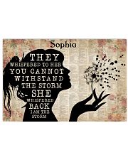 THEY WHISPERED TO HER - CUSTOM 17x11 Poster front