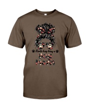 KINDA BUSY BEING A DOG MOM Classic T-Shirt tile