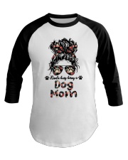 KINDA BUSY BEING A DOG MOM Baseball Tee tile