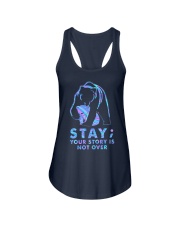 STAY YOUR STORY IS NOT OVER Ladies Flowy Tank tile