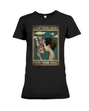 LOSE YOUR MIND FIND YOUR SOUL Premium Fit Ladies Tee tile