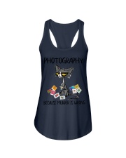 PHOTOGRAPHY BECAUSE MURDER IS WRONG Ladies Flowy Tank tile