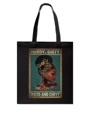 AFRO GIRL - NERDY DIRTY Tote Bag tile