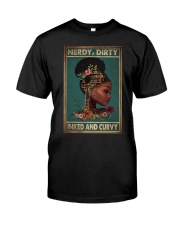 AFRO GIRL - NERDY DIRTY Premium Fit Mens Tee tile