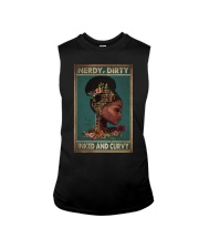 AFRO GIRL - NERDY DIRTY Sleeveless Tee tile